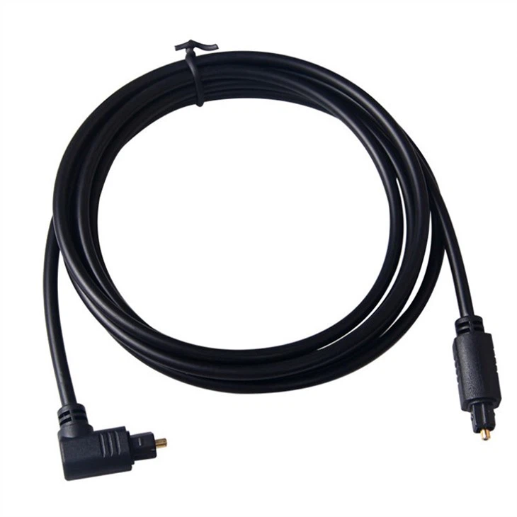 China factory 90 Degree angle to straight HIFI Digital Audio Optical Fiber Cable (5)