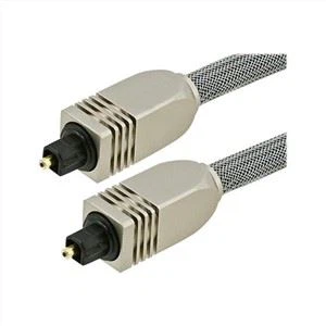 Toslink SPDIF Cabo de áudio de fibra óptica